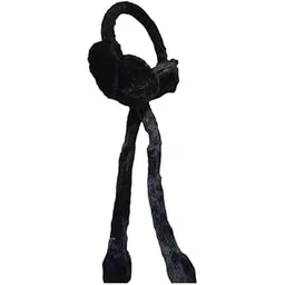 darshan mart Plush Elephant Earmuffs, Grey, Soft Fabric, Winter Ear Warmers, Cute Animal Design (Black)-picture-56