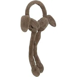 darshan mart Plush Elephant Earmuffs, Grey, Soft Fabric, Winter Ear Warmers, Cute Animal Design (Brown 2)-picture-24