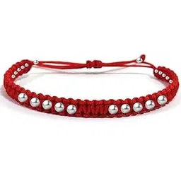 darshraj 925 Sterling Silver Handmade Black Thread Nazariya Anklet for Women | Adjustable Thread Anklet | Paya | 925 Payal [Single Piece]-picture-38