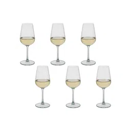 DARTINGTON Transparent Crystal Wine Glasses (360 ml) - Set of 6-picture-26
