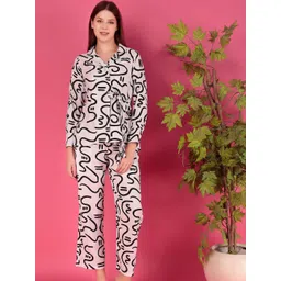 DARVI Abstract Printed Shirt With Trousers-picture-24