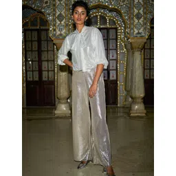 Dash and Dot Textured Lam Pant Set-picture-19