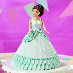 Dashing Barbie Cream Cake (2 Kg)-picture-11