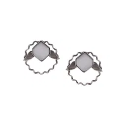 DASTOOR Silver Plated Studs Earrings image 2