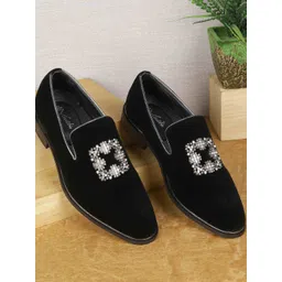 DAVINCHI Men Suede Chunky Embellishments Loafers-picture-19