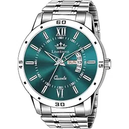 Day and Date Functioning Steel Strap New Quartz Analog Watch for Men Classic Design Men's Wrist Watches-picture-15