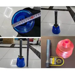 Dayish Sink Plunger for Toilet Kitchen Drain Unblocker Dredging Pipe-Cleaner Suction Rubber Household Bathroom Kitchen Accessories (Multi-Colour) image 4