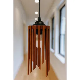 daylight IND-NTBR-WOOD-FST S-Hook Wood Light Hanging Chain Rod-picture-43