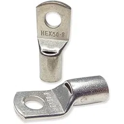 DAYSTAR 50 sq mm (1 AWG) Tinned Copper Cable Lugs Battery Lugs, Heavy Duty Battery Cable Ends, AWG Crimp Wire Lugs, Battery Terminal Connectors (Pack of 2)-picture-12