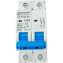 DAYSTAR SOLAR DC MCB 63A 2POLE 500V SIBASS-ELECTRIC DC MINIATURE CIRCUIT BREAKER (SE-PV63)-picture-19