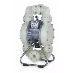 Dayton Air Operated Double Diaphragm Pump Polypropylene 1 1/2 inch Fluid Connection, 3HJW3-image-27