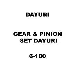 Dayuri Gear & Pinion Set Spare for Angle Grinder 6-100-picture-43