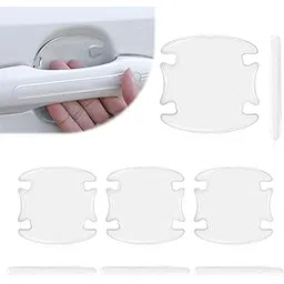 DAZZLIQ 4 pcs Car Door Handle Scratches Protector Transparent Sticker, Car Handle Scratch Protection Guard Accessories Protective Film Finger Guard Car Door Sticker Universal Size Car Paint Protection-picture-28