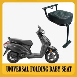 DZRD-XS Universal Folding Baby Seat Compatible for Activa 6G Single Bike Seat Cover For Hero, Honda, TVS, Suzuki Access, Access 125, Activa, Activa 3G, Activa 4G, Activa 5G, Activa 6G, Activa i, Jupiter-image-49