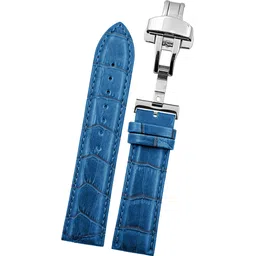 DBLACK [HOOK] Bamboo Design Pattern with Butterfly Lock 22 mm Genuine Leather Watch Strap-image-17