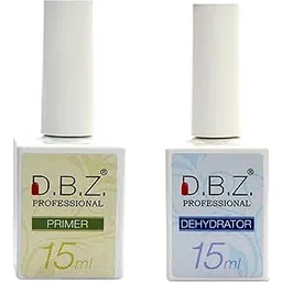 d.b.z. D.B.Z.® 2 Pcs Nail Prep Dehydrator Air Dry No Acid Primer Enamel UV Gel Nail Polish Kit for DIY at Home Nail Care Kit Nail Art Salon Professional (15ml each)-picture-36