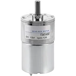DC Geared full copper industrial grade motor 24V 37mm Diameter Side Shaft 570RPM-picture-30
