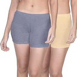 dchica Essentials Cotton High Waist Panty for Women (Pack of 1 & 2) Comfortable, Breathable, High Rise, Seamless Smooth Shorts for Under Dresses, Shorts Panties for Women's with Good Hip Coverage-picture-11