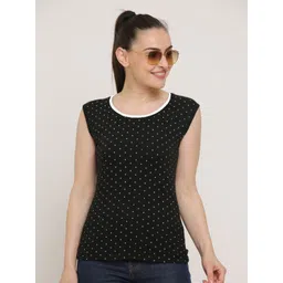 DDASPRATION Women 1 Geometric Printed Embellished T-shirt-picture-24