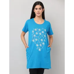 DDASPRATION Women Floral Printed Oversized Longline T-shirt-picture-22