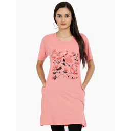 DDASPRATION Women Floral Printed Oversized Longline T-shirt-picture-19