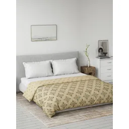 DDecor Beige & Blue Ethnic Motifs Summer Double Bed Dohar-picture-25