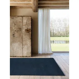 DDecor Blue Solid Anti-Skid Polyester Carpet-picture-10