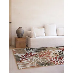 DDecor Brown Traditional Anti-Skid Polyester Carpet-picture-38