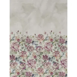 DDecor Floral Pink & White 150 TC Cotton King Bedsheet with 2 Pillow Covers image 5