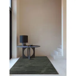 DDecor Grey Solid Anti-Skid Polyester Carpet-picture-35