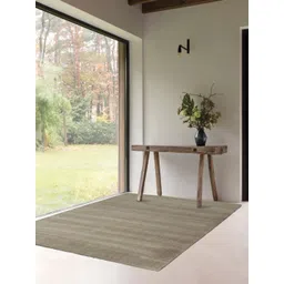 DDecor Grey Solid Anti-Skid Polyester Carpet-picture-26