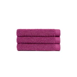 DDECOR Live Beautiful Purple Cotton 550 GSM Face Cloth - Set of 1-picture-24