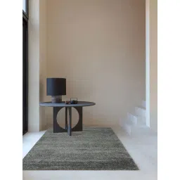 Ddecor Rugs Black Polypropylene Solid Rugs-picture-28