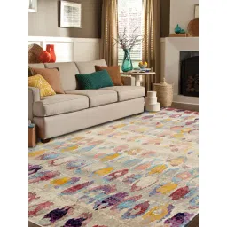 Ddecor Rugs Multicolor Polypropylene Abstract Rugs-picture-46
