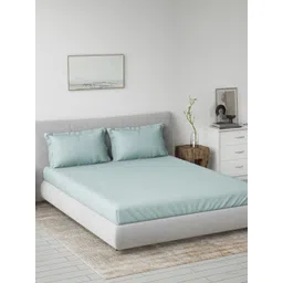 DDecor Spectrum Blue 180 TC Cotton King Bedsheet Set 1.82 m X 1.98 m-picture-32