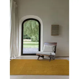 DDecor Yellow Solid Anti-Skid Polyester Carpet-picture-41