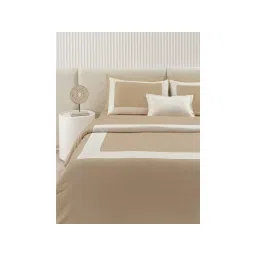 Ddecor Live Beautiful 210 TC Cotton Solid Bed Sheet Set-P0015-BOLD-LINEN-PEARL (King)-picture-13