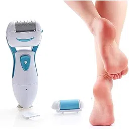 DDN_R_ Foot Scrubber for Dead Skin | Callus Remover with 2 Interchangeable Head Rollers | Rechargeable for Foot Care, Callus & Dead Skin Removal Pedicure Machine-picture-32
