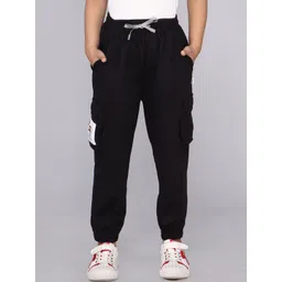 DDOUDDOU Kids Solid Mid-Rise Joggers-picture-49