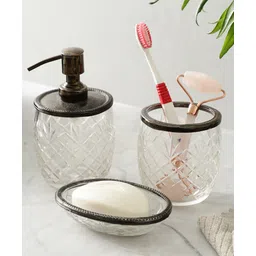 De Maison Decor Astrid Crystal Cut Bathroom set-picture-42