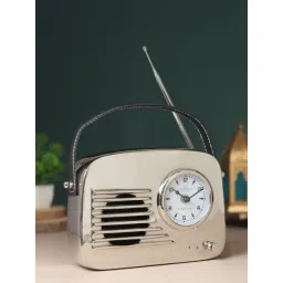 De Maison Decor Beige Aluminium Melodic Memories Table Clock-picture-33