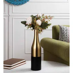 de maison decor Black And Gold Champagne Small Bottle Vase-picture-23