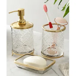 De Maison Decor Blake Crystal Cut Bathroom set-picture-43