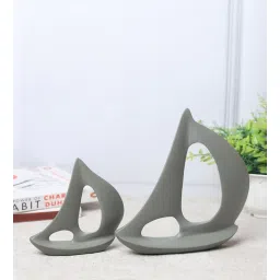 de maison decor Breeze Sailing Green Aluminium Showpieces-picture-12