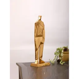 De Maison Decor Gold Aluminium Abstract Ethan The Dreamer Sculpture-picture-36