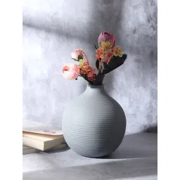 De Maison Decor Green Aluminium Bella Pistachio Enamel Vase-picture-31
