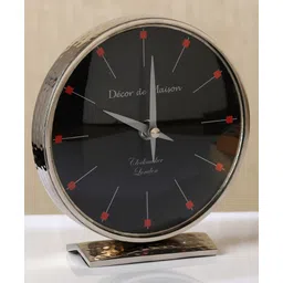 De Maison Decor Minno  Silver Table clock-image-49