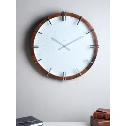 De Maison Decor Nickel Aluminium Eclipta Wall Clock-picture-45
