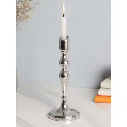 De Maison Decor Nickel Aluminium Lumora Large Candle Holder-picture-21