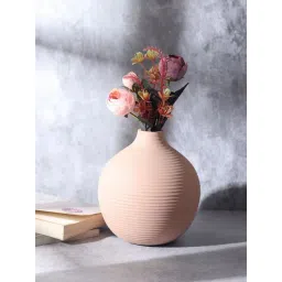 De Maison Decor Peach Aluminium Bella Enamel Vase-picture-23